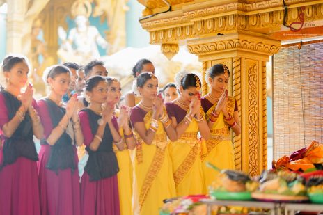 Bharathanatyam Salanga Pooja and Kathak Gunguru Pooja (1)