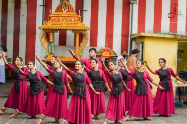 Bharathanatyam Salanga Pooja and Kathak Gunguru Pooja (11)