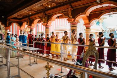 Bharathanatyam Salanga Pooja and Kathak Gunguru Pooja (15)