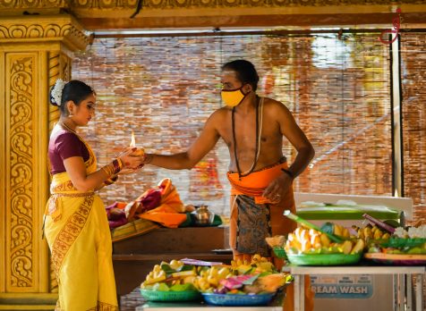 Bharathanatyam Salanga Pooja and Kathak Gunguru Pooja (17)