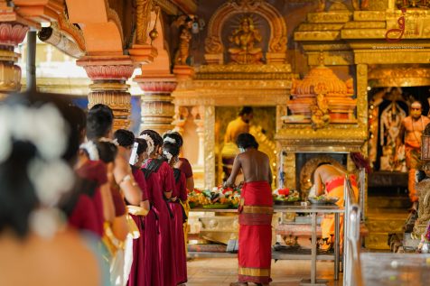 Bharathanatyam Salanga Pooja and Kathak Gunguru Pooja (18)
