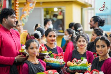 Bharathanatyam Salanga Pooja and Kathak Gunguru Pooja (25)