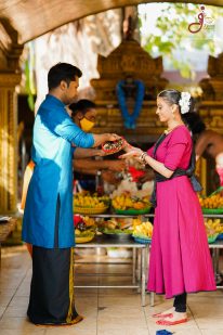 Bharathanatyam Salanga Pooja and Kathak Gunguru Pooja (28)