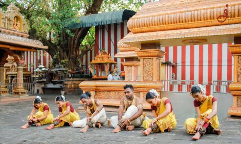 Bharathanatyam Salanga Pooja and Kathak Gunguru Pooja (7)
