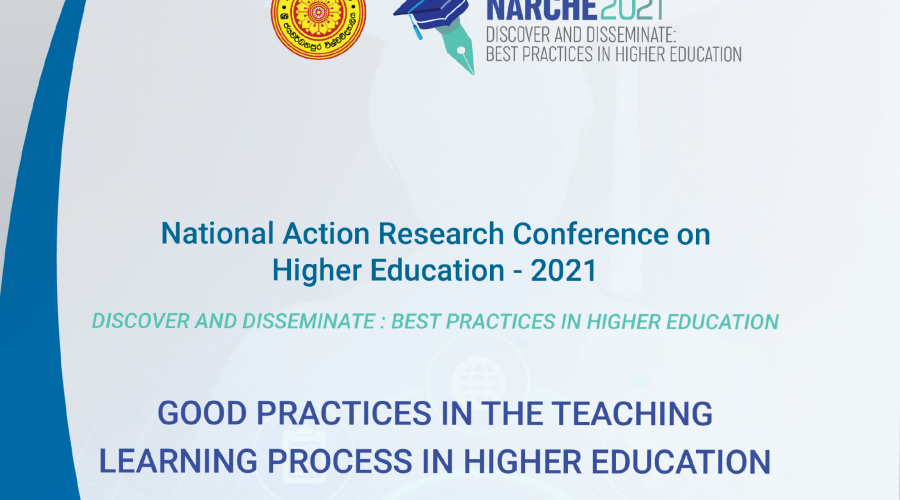 NARCHE 2021 - Good Practice in the teaching learning process in higher education